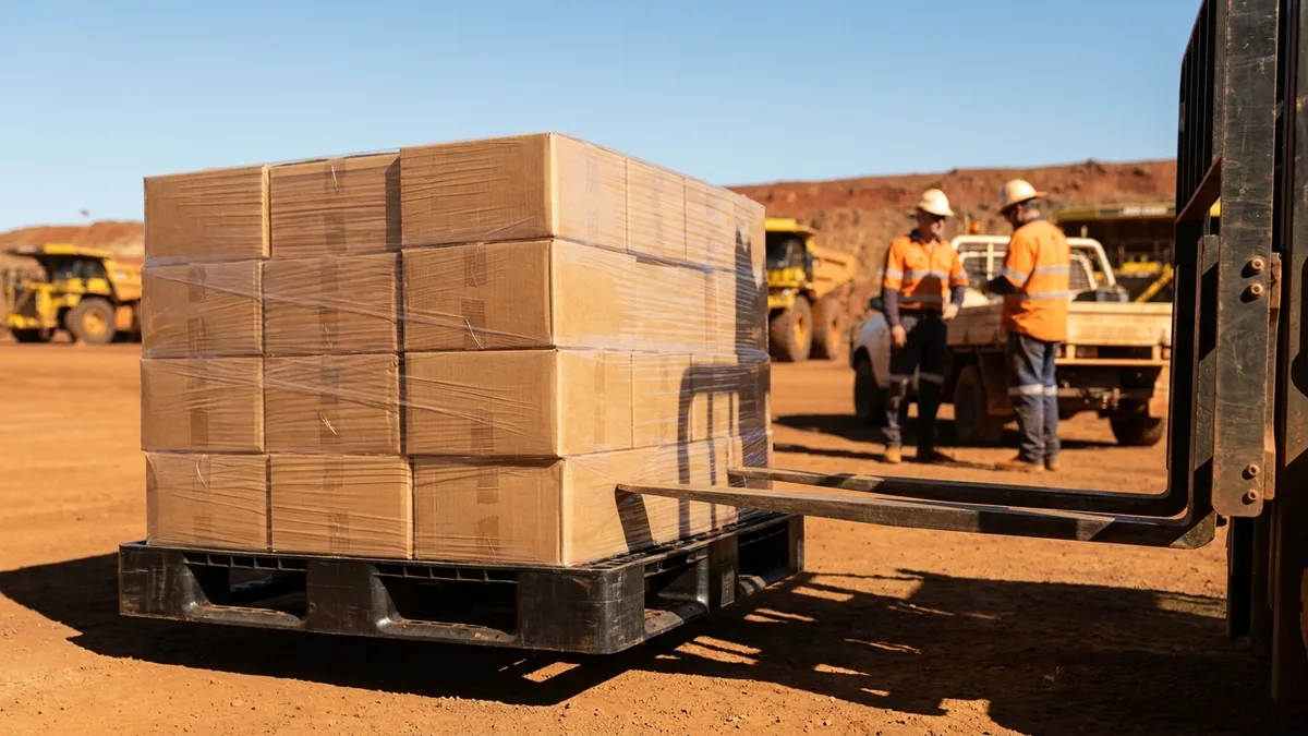 Medium Duty ISO Plastic Pallet in use — A regional food manufacturer running daily wash-down