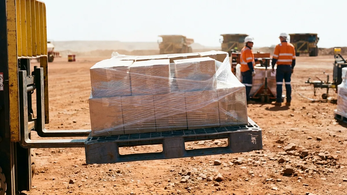 Light Weight Plastic Pallet in use — A South-East Queensland fresh-produce exporter shipping chilled lines to Asia