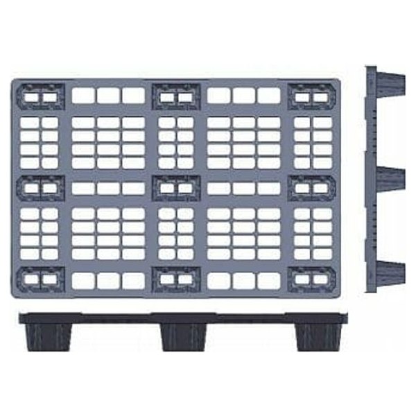 Medium Duty Plastic Pallet BPB-1208-3