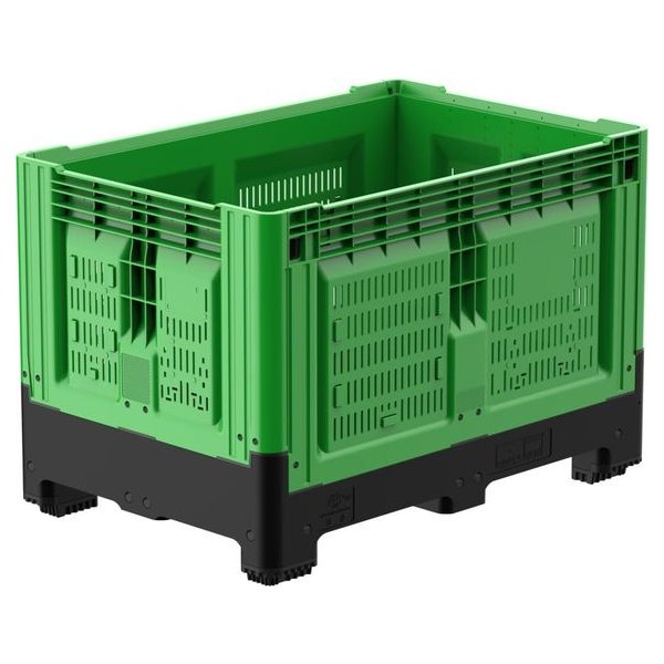 Folding Vented Euro Bulk Container (IBC) BPB-C1208V80