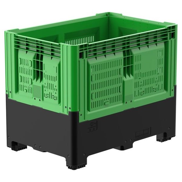 Folding Vented Euro Bulk Container (IBC) BPB-C1208V97