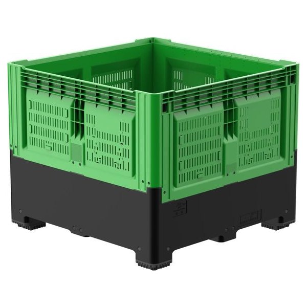 Folding Vented Jumbo Bulk Container (IBC) BPB-C1212V97