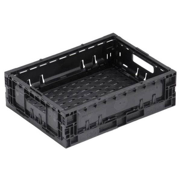 Folding Vented Plastic Half Crate BPB-C3813UFV
