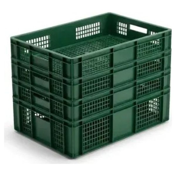Folding Vented Plastic Crate BPB-CUSTOM-FV