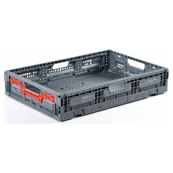 Folding Vented Plastic Crate BPB-P6411FV