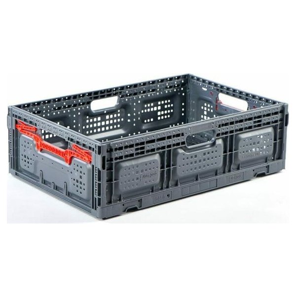 Folding Vented Plastic Crate (BPB-P6418FV)