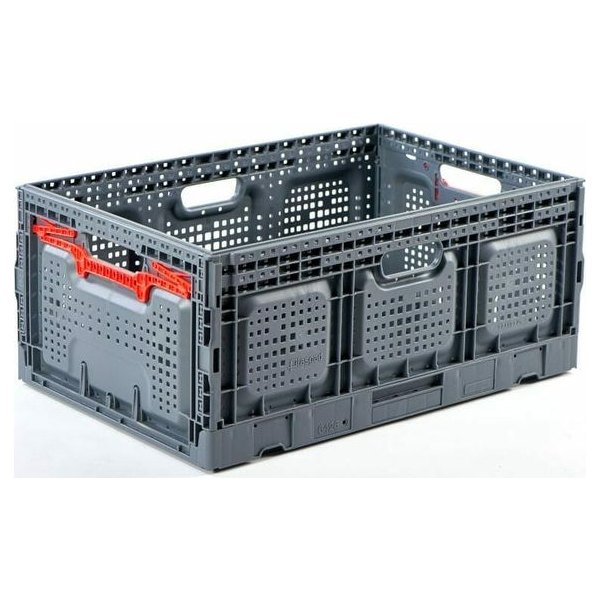 Folding Vented Plastic Crate BPB-P6426FV